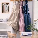 Axya Lotus Leaf Lace Apron: Waterproof & Stylish Kitchen Baking Apron