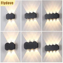 Axyaa Nordic Aluminum LED Wall Lamp IP55 Waterproof Outdoor Lighting