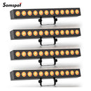 Axyaa 12LEDs Wall Washer Light 72W RGBWA+UV Stage Lighting Effect DMX Remote Control
