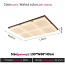 Axyaa Walnut Ceiling Light - French Retro Design for Living Room, Bedroom, Dining Room