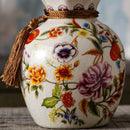 Axyaa Blessing Bag Style Ceramic Vase: New Chinese Decor for Living Room & Dining Table
