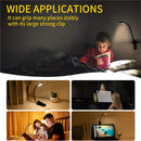 Axyaa Rechargeable 7 LED Reading Light with Warm Cool White Daylight