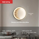 Luxury Nordic Moon LED Wall Lamp by Axyaa - Waterproof Bedroom Lighting