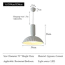 Axyaa Modern French Gypsum Pendant Lights Chandeliers for Living Room Home Decor
