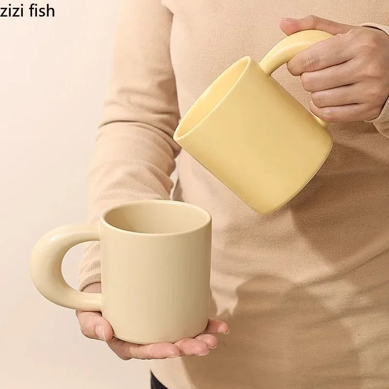 Axya Creative Beauty Ceramic Mug Set for Home & Office Use