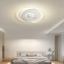 Axyaa White LED Ceiling Fan Light | 360° Rotation for Bedroom, Bathroom, Kitchen | Indoor Lighting Fixtures