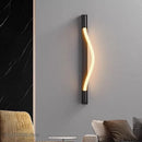 Axyaa Soft LED Wall Lamp: Nordic Style Luminescent Neon Tube for Bedroom