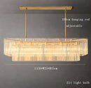 Axyaa Nordic Luxury Glass Bar Chandeliers - Large Hanging Lamps for Home & Hotel