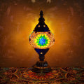 Axyaa Turkish Mosaic Table Lamp: Handcrafted Vintage Art Deco Bedside Light