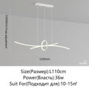 Axyaa LED Dining Room Pendant Lights - Modern Chandelier Lighting for Home Décor