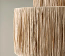 Axya Raffia Grass Pendant Lights - Handmade Natural Woven Design