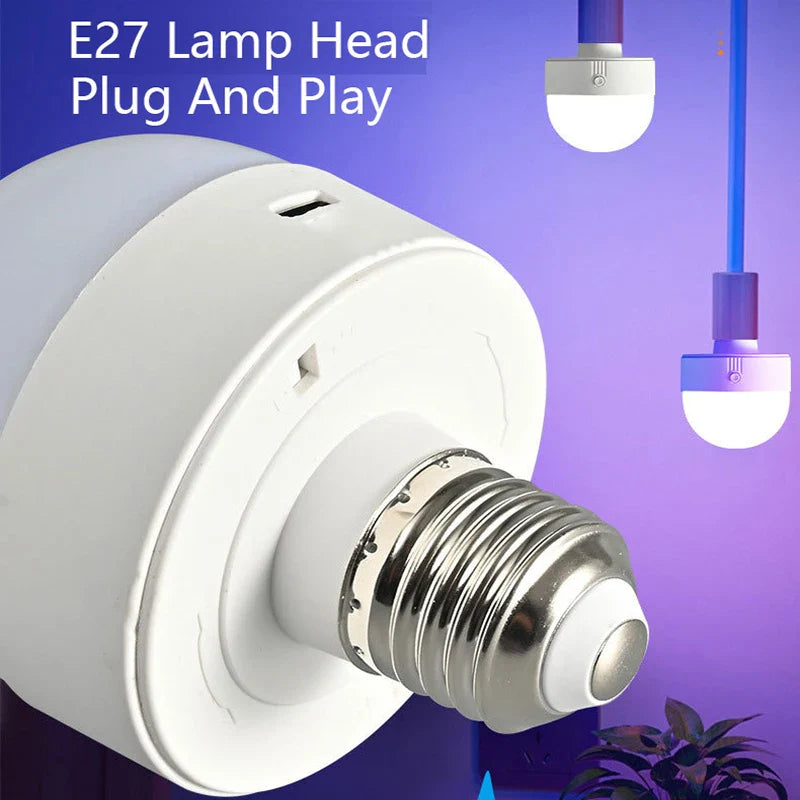 Axyaa RGB LED Bulb with Remote Control - Dimmable E27/E26 Interface