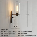 Axyaa Glass Lampshade Wall Lamp | Minimalist American Countryside LED Decoration