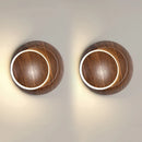 Axyaa Moon Bedroom Bedhead Wall Lamp Aluminum Circular Staircase LED Sconce