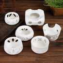 Axya Ceramic Teapot Warmer Tea Stove for Alcohol & Candle Heating