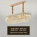 Axyaa Gold Crystal Chandeliers: Nordic Modern Luxury Lighting for Home Décor