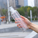 Axyaa 500ml Sports Water Bottle with Time Mark, Leak-proof & Portable Fitness Bottle