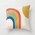 Axyaa Mid Century Geometry Abstract Pillow Case for Home Sofa Decor