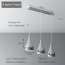 Axyaa Modern Plating Pendant Lights Chandeliers for Dining Room Kitchen Bedroom