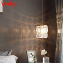 Axyaa Nordic Crystal Pendant Chandelier for Dining Room & Bar