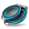 Axyaa Silicone Collapsible Drain Basket: Kitchen Tool for Washing Vegetables & Fruits