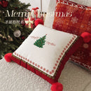 Axyaa Christmas Sofa Cushion for Living Room and Bedroom Decor