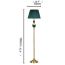 Axyaa Modern LED Ceramic Floor Lamp for Home Living Room Décor