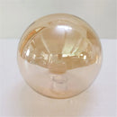 Axyaa Glass Shade Replacement for Screw Thread Socket - Amber Cognac Green Blue Grey - Globe Glass Screw Cover