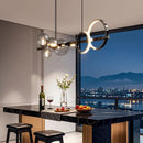Axyaa Modern Stair Chandelier for Stylish Interior Lighting in Living Room