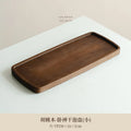 Axyaa Walnut Wood Tea Tray Dessert Candy Coffee Storage Board
