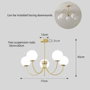 Axyaa Iron and Glass Pendant Lamp - Modern Luxury for Living, Bedroom, Dining Room