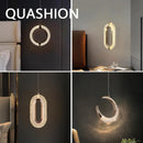 Axya Luxury Acrylic Chandelier with Color-changing LED Lights