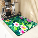 Axyaa Flower Drain Mat: Quick-Dry Absorbent Kitchen & Bathroom Pad