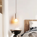 Axyaa Minimalist Stone Chandelier Pendant Light for Bedroom and Table Decoration
