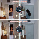 Motion Sensor Bedside Lamp USB Rechargeable Light Grey Desk Lamp