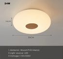 Axyaa Wooden Ceiling Light with Remote Control for Home Decor