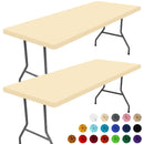 Axyaa Stretch Spandex Tablecloth for Outdoor Events, Weddings, and Parties