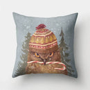 Axyaa Cute Owl Cushion Cover for Home Sofa Bedroom Decor