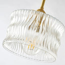 Axyaa Glass Ceiling Lamp for Bedroom, Porch, Entryway, Hallway - Japanese Style Interior Lighting