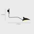 Axyaa Long Arm LED Wall Sconce with Adjustable Angle