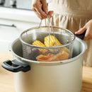 Axyaa Stainless Steel Rice Steamer with Oil Filter and Handle