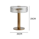 Axyaa Postmodern Glass Floor Lamp LED Light for Living Room Bedroom Dining Table
