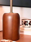 Axyaa Retro Wooden Table Lamp Postmodern LED Desk Light