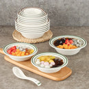 Axyaa Melamine Dessert Bowl Set – Kitchen Tableware for Ramen, Rice, and Sugar