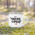 Axyaa Unbreakable Porcelain Mugs 2 Colors Camping Breakfast Coffee Cup