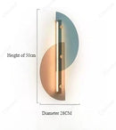 Axyaa LED Glass Wall Lamp for Living Room Bedroom Children's Room Lighting