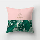 Axyaa Geometric Leaves Pillowcase 45x45cm Home Sofa Decoration