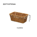 Axyaa Rattan Wicker Serving Baskets - 10 Styles, Multicolor Handwoven Restaurant Display