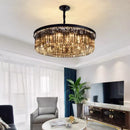 Axyaa Modern Luxury Crystal Chandelier Ceiling Lamp for Living, Dining, and Bedroom Decor