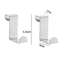 Axyaa Stainless Steel Z-Shaped Hook for Bathroom, Kitchen, Closet Organization